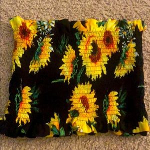 Sunflower Tube Top